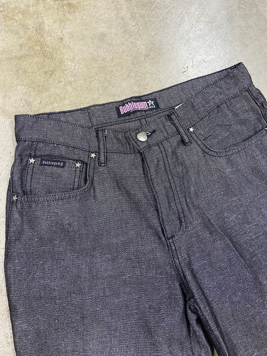 Y2K Bubblegum Shimmer Denim Jeans Sz 9