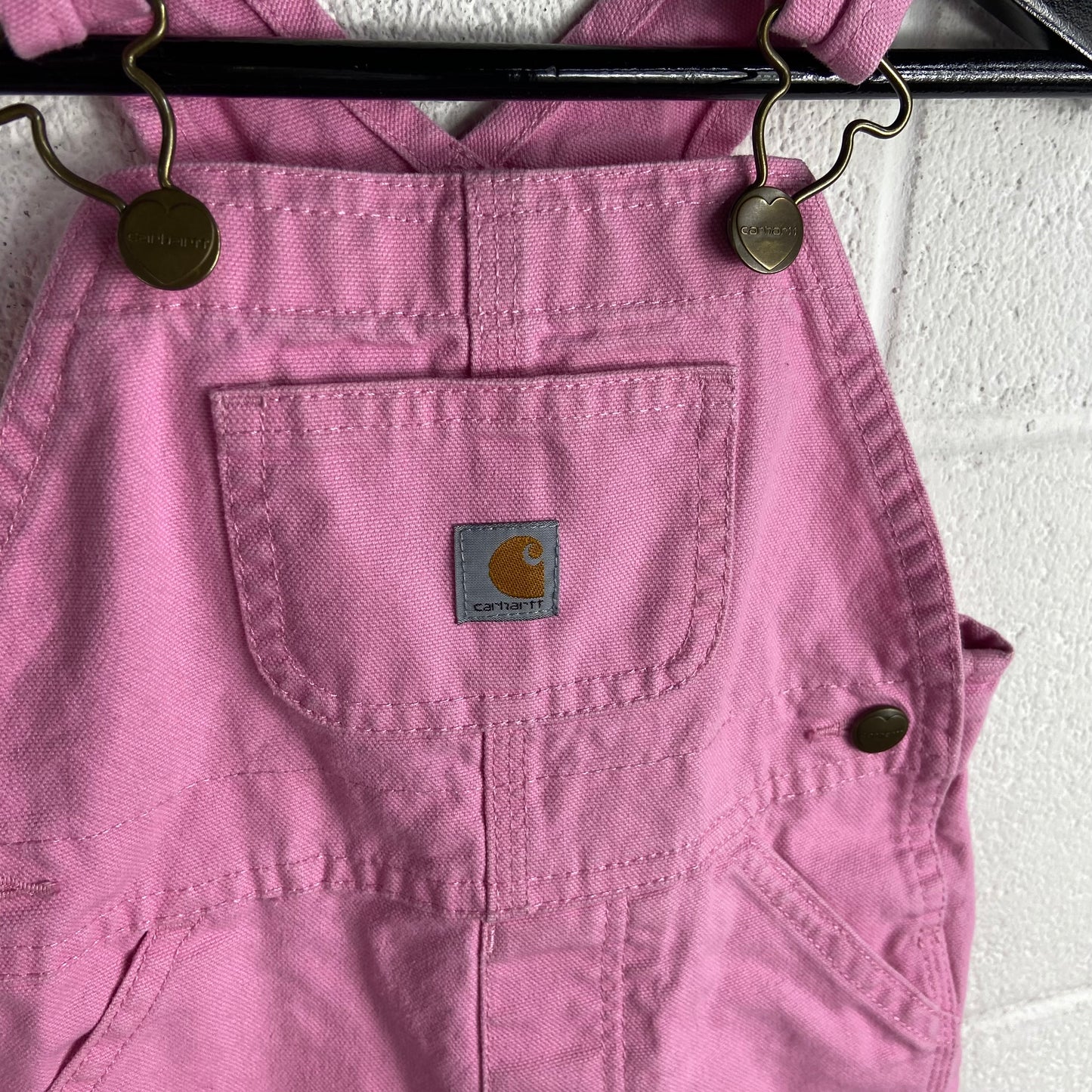 Baby Pink Carhartt Overalls Sz 18M