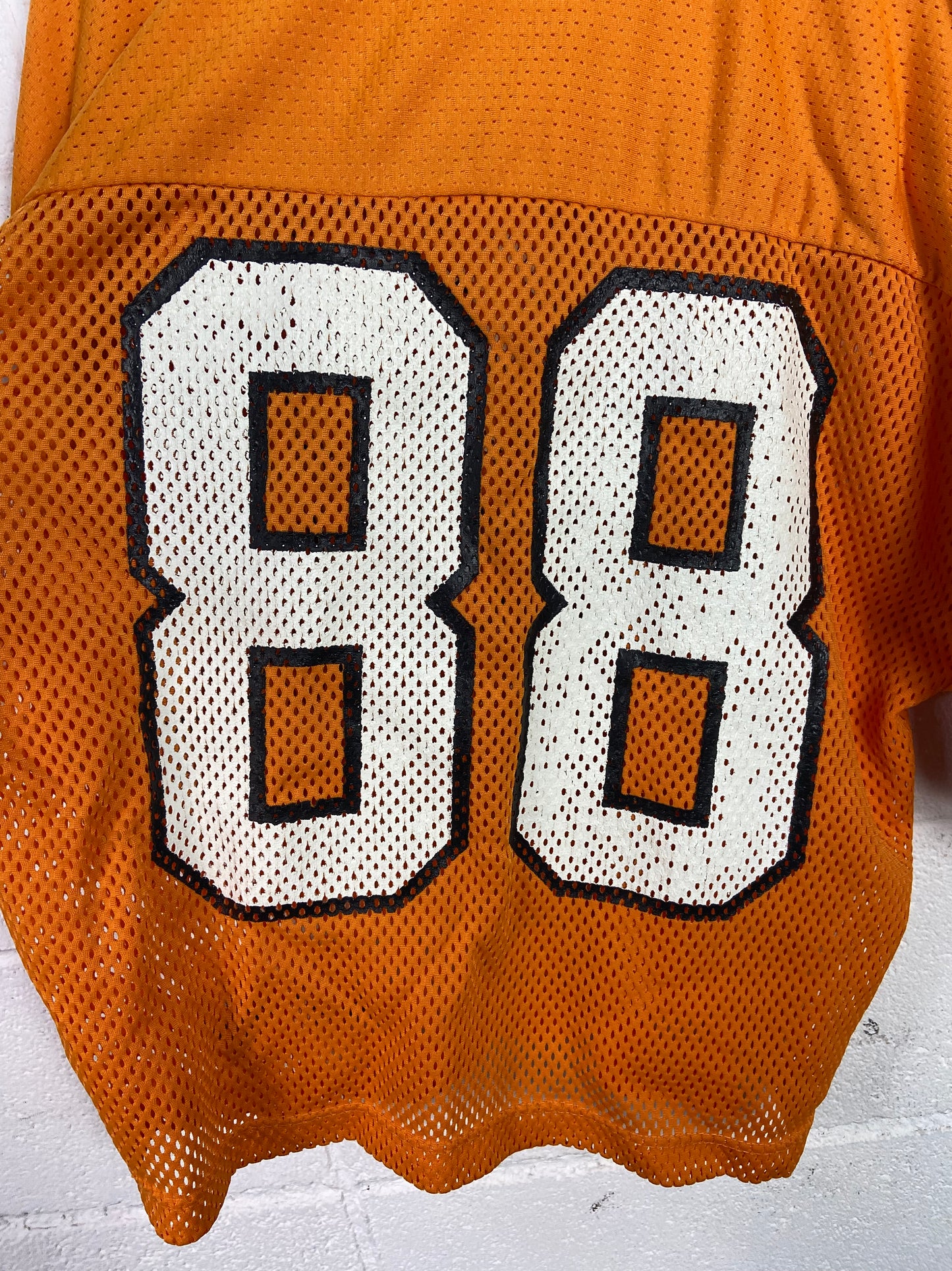 VTG Russell Orange Mesh #88 Football Jersey Sz L