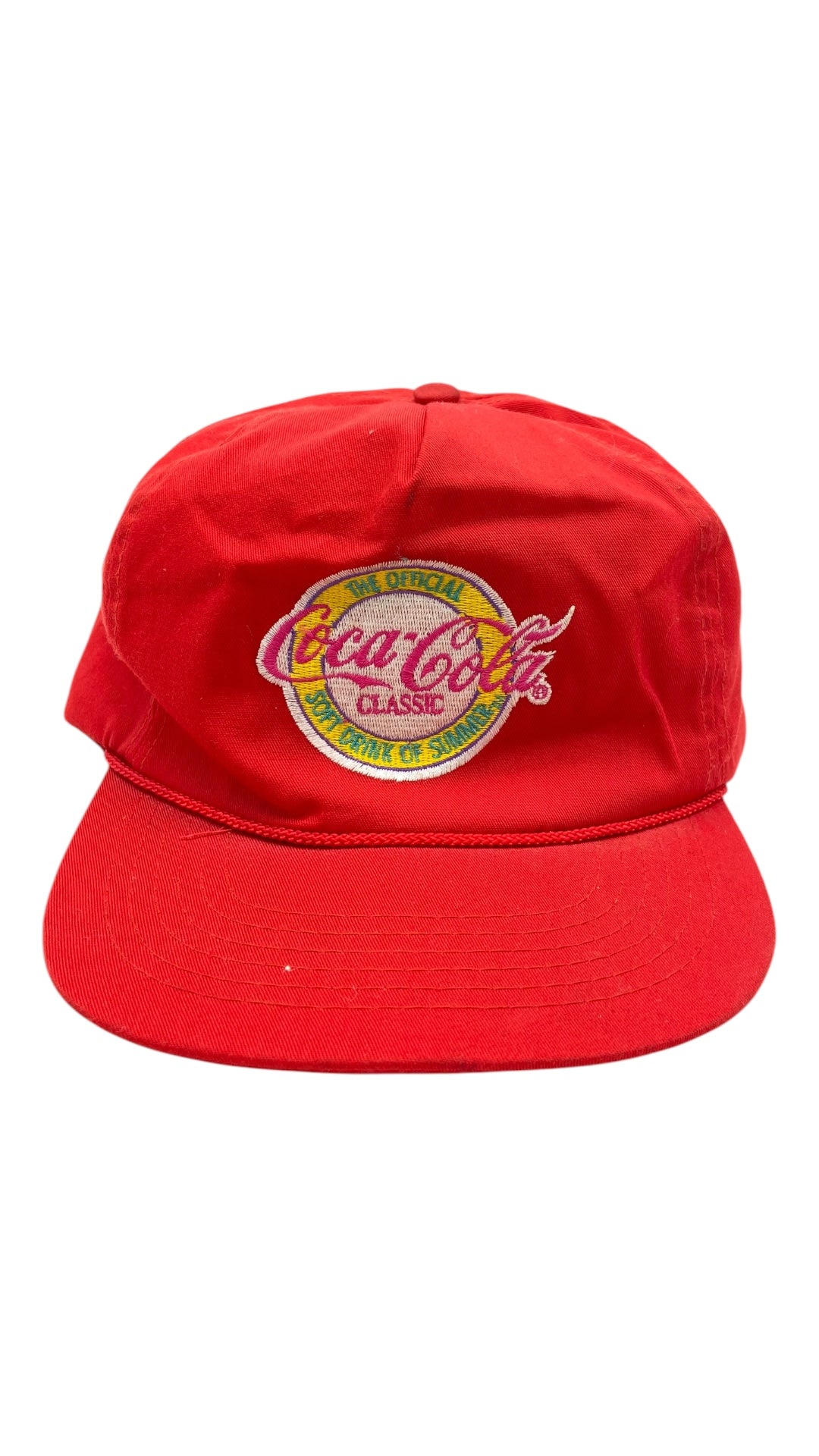 VTG Coca-Cola Summer Red Rope Hat