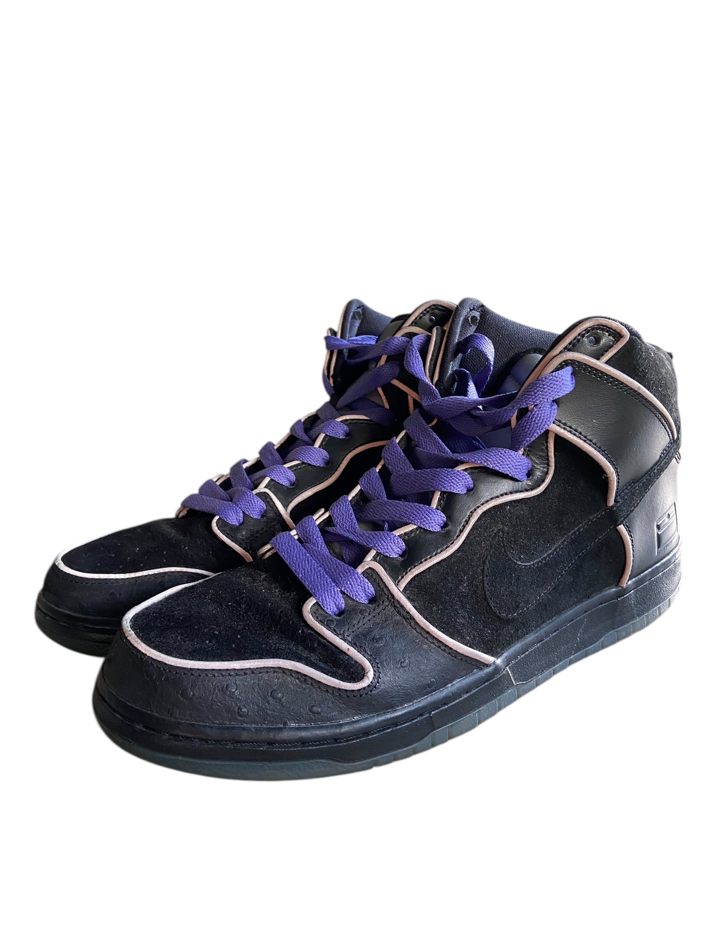 Preowned Nike SB Dunk High Purple Box Sz 12M/13.5W