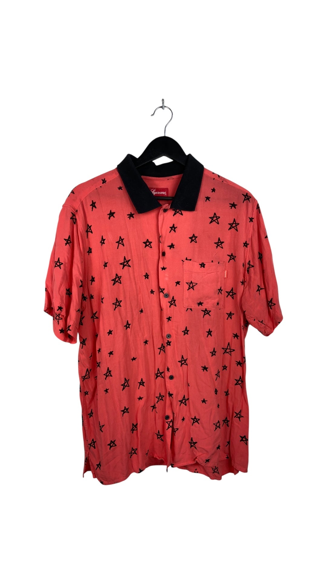 Supreme SS18 Devil Rayon Shirt Sz XL