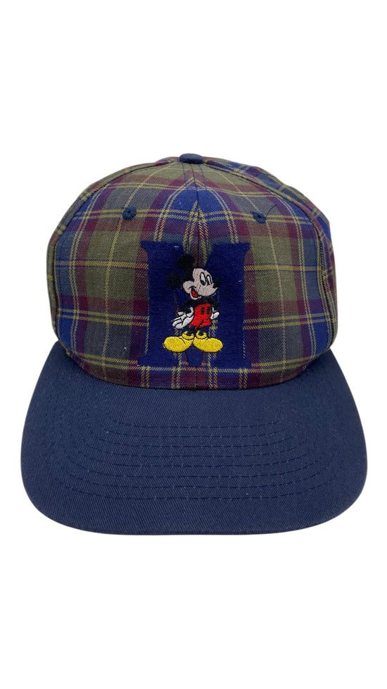 VTG Mickey Unlimited Navy/Plaid Hat