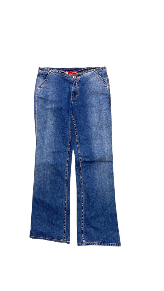 Y2K Echo Red Wmns Flare Low Rise Jeans Sz 30x32
