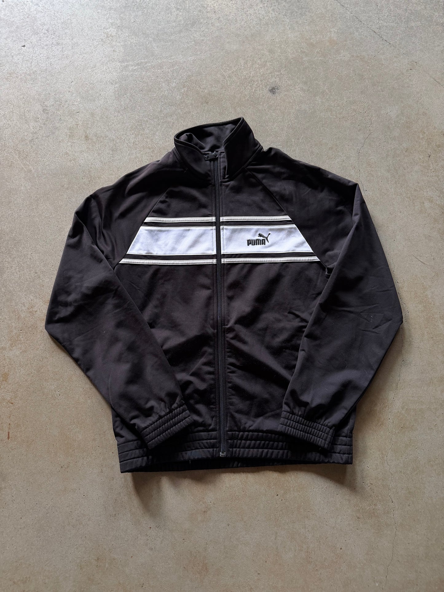 Black Puma Zip Up Jacket Sz S