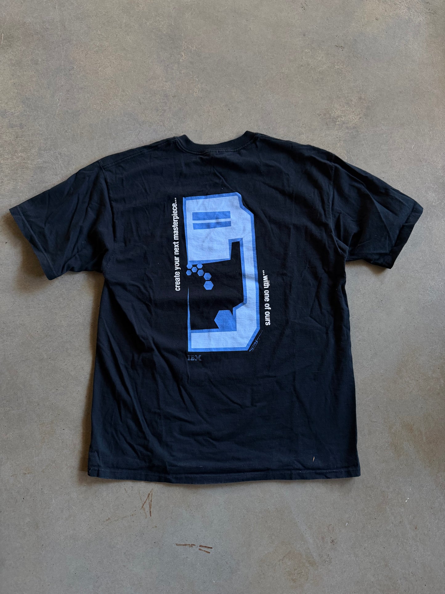 VTG IBM IntelliStation Create Your Next Masterpiece Tee Sz L/XL