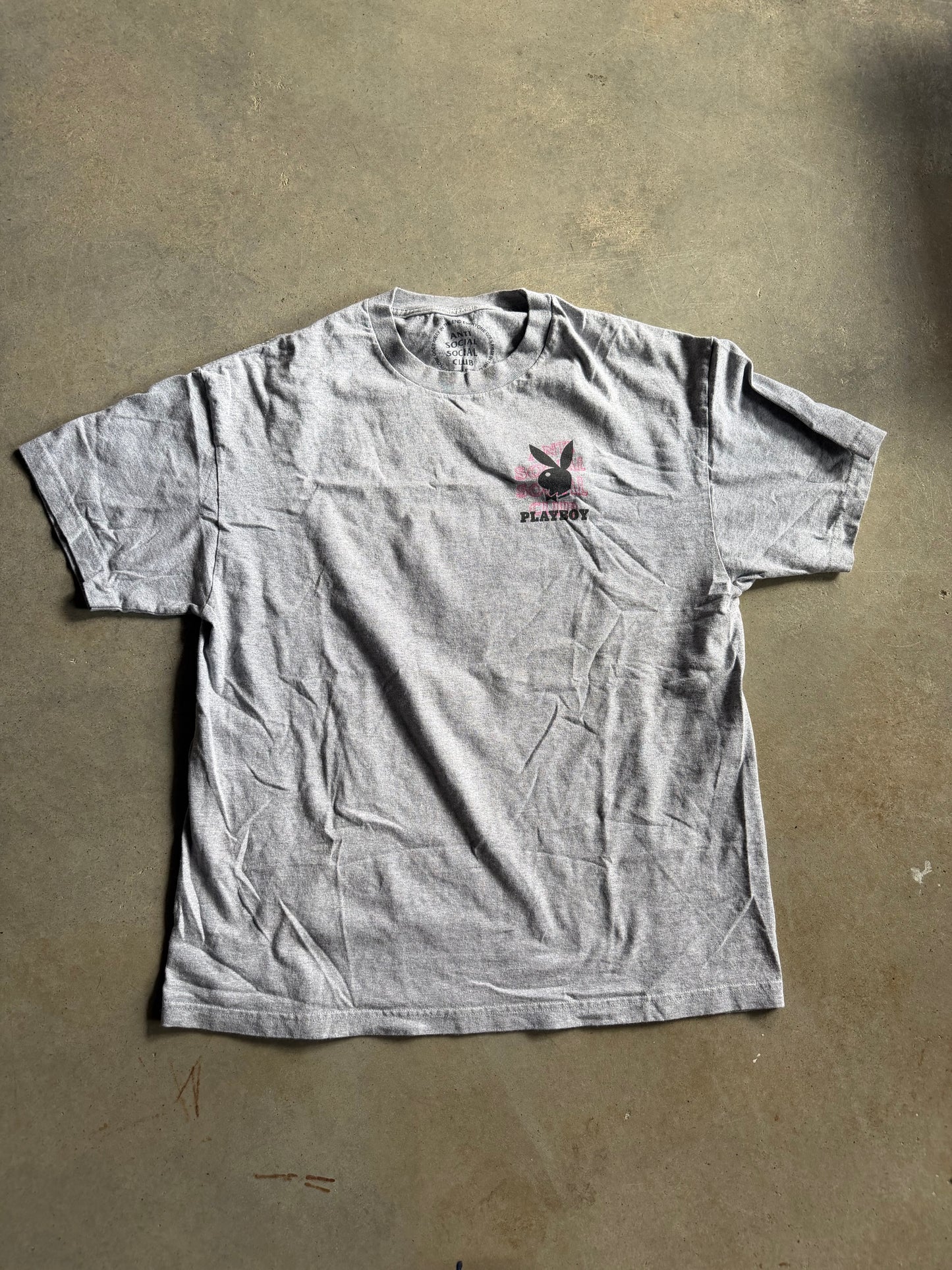 Playboy Anti Social Social Club Tee Sz XL