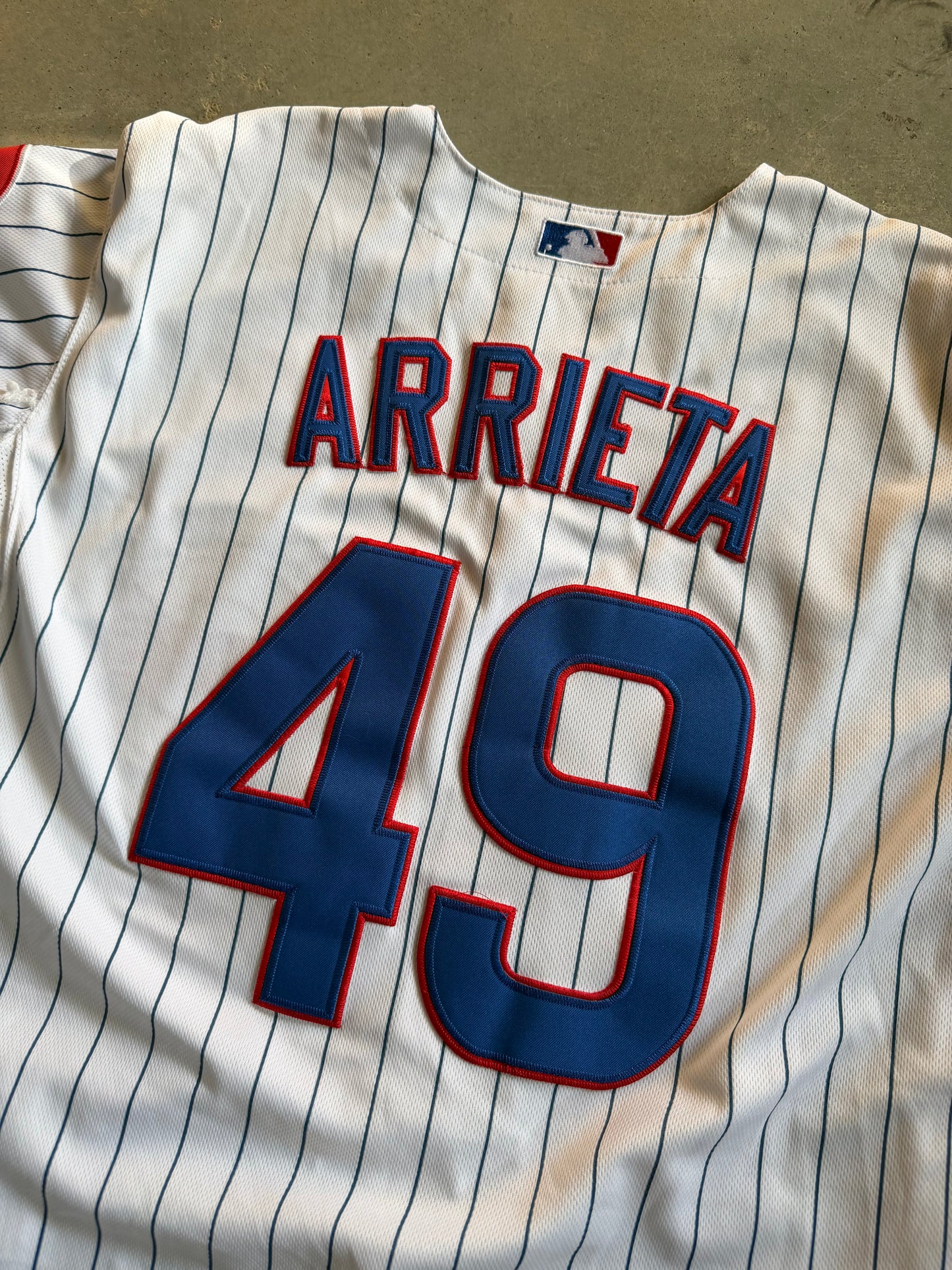Chicago Cubs Arrieta Majestic Baseball Jersey Sz 48/XL