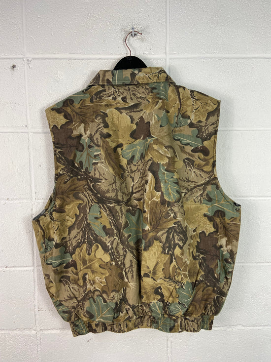 VTG Merrill Woodland Camo Tactical Vest Sz L