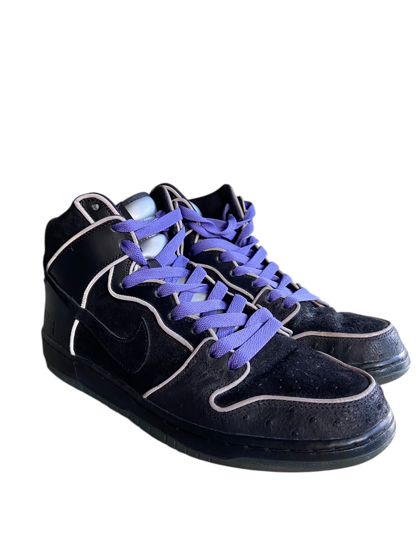 Preowned Nike SB Dunk High Purple Box Sz 12M/13.5W