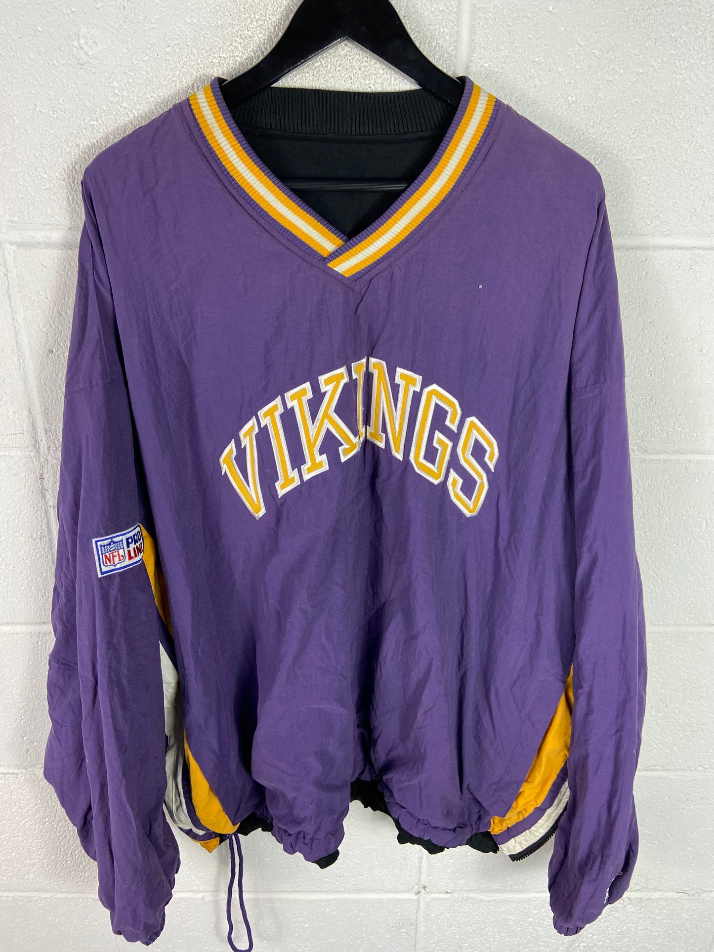 VTG Starter Reversible Minnesota Vikings Pullover Sz XXL