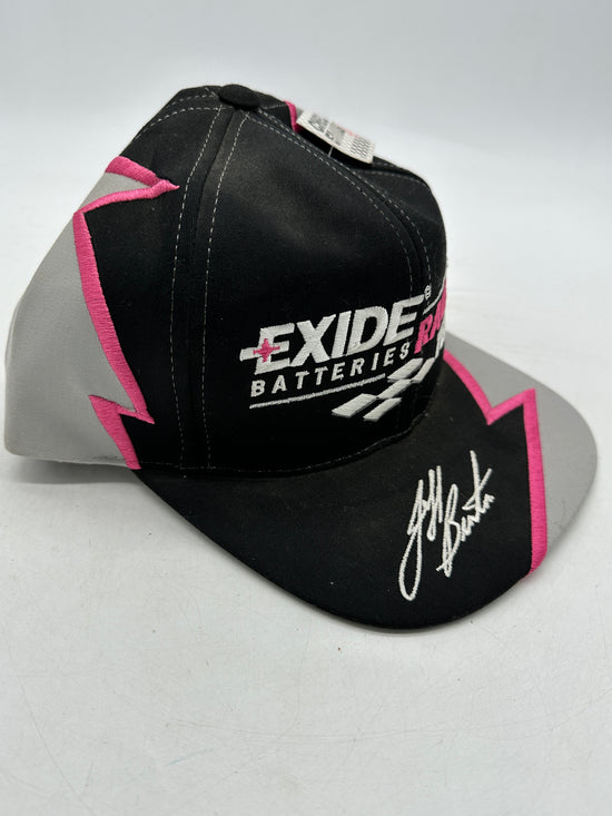 Jeff Burton Exide Batteries Racing Team Snapback Hat NWT Roush Racing #99