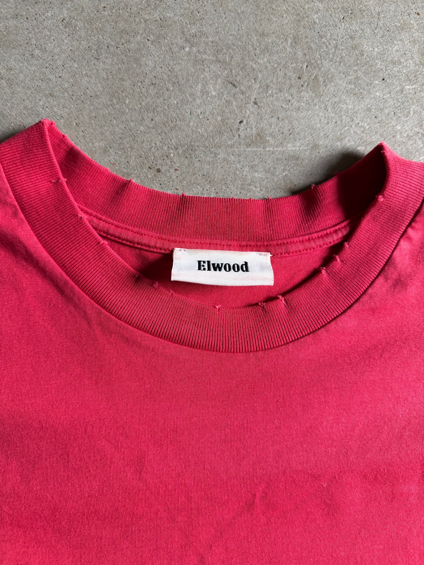 Elwood Red Tee Sz L