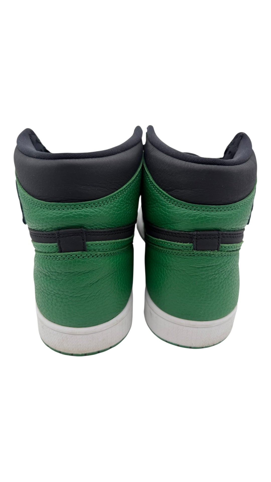 Preowned Jordan 1 Retro High Pine Green Black Sz 12M/13.5W 555088-030