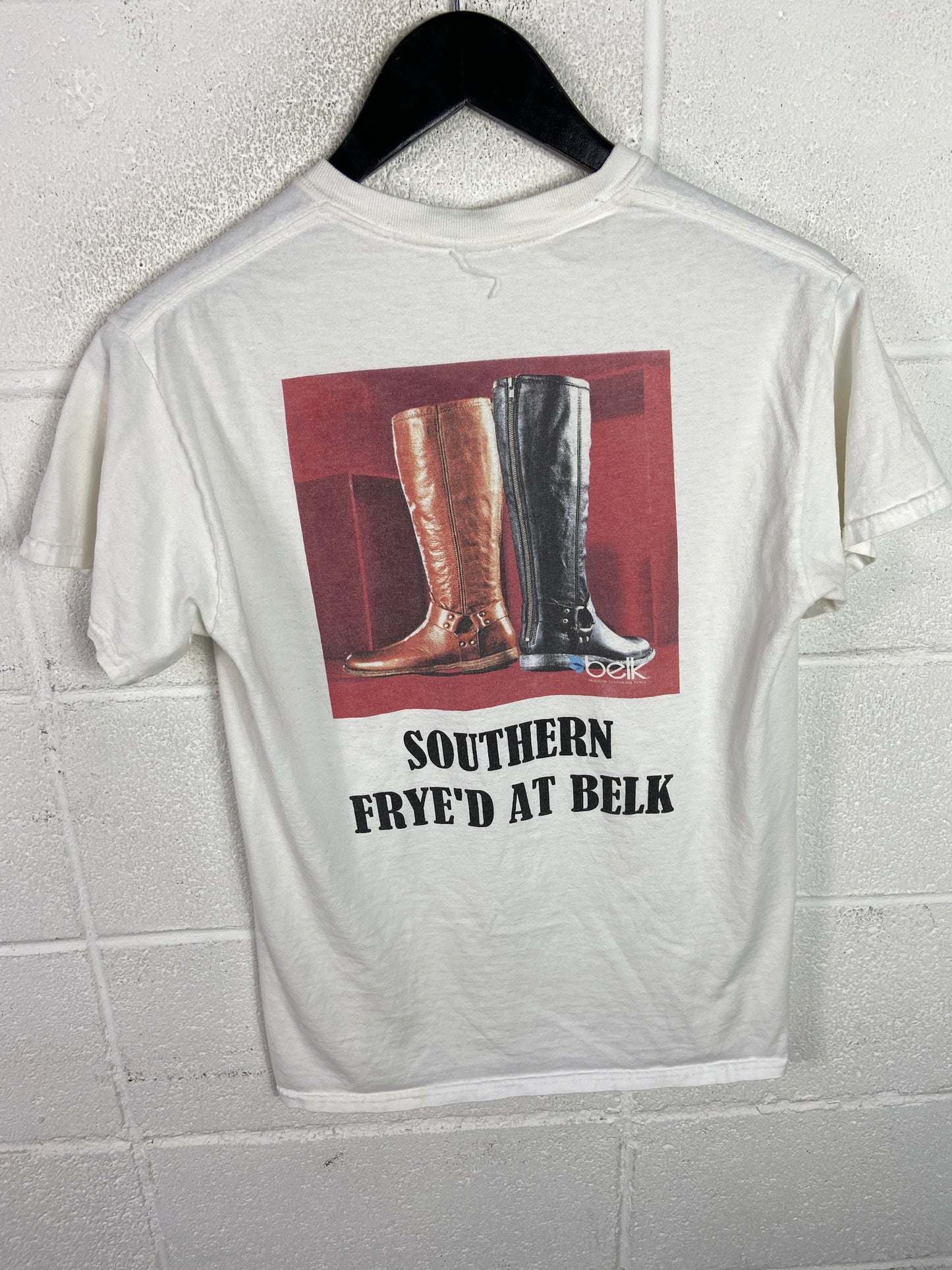 VTG Belk Boots "Southern Fry'd" Tee Sz S