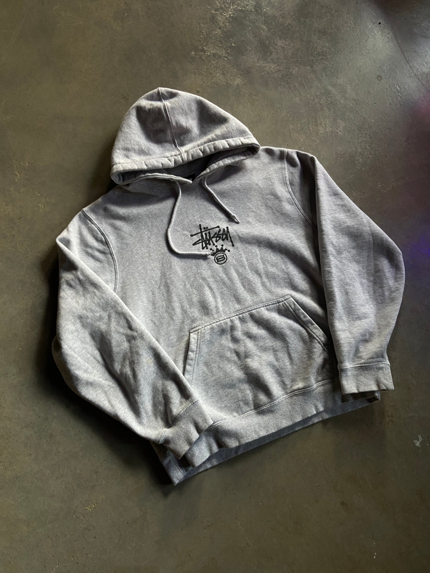 Stussy Crown Logo Sweatshirt Sz Large