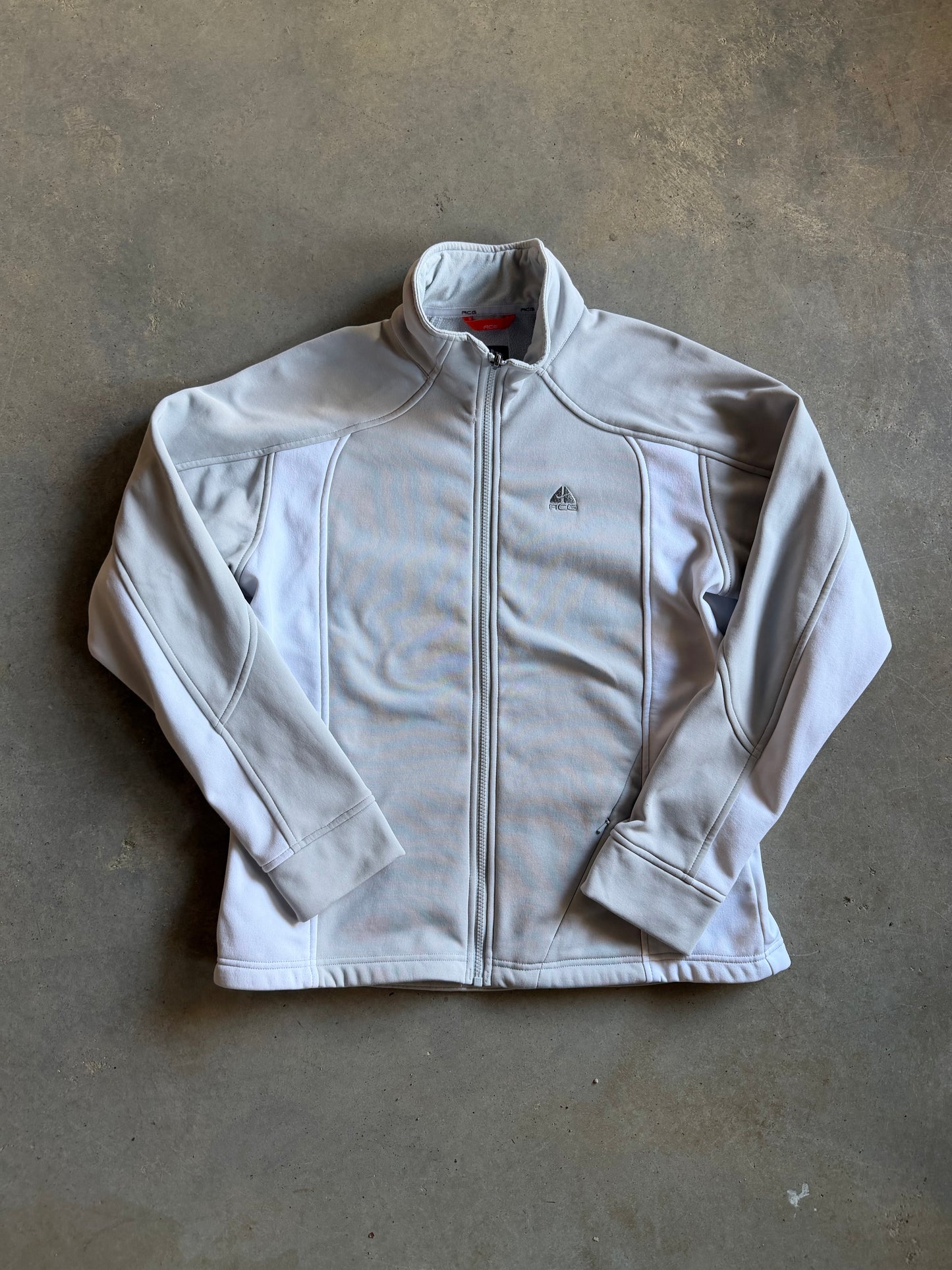 Y2K Nike ACG Grey Track Jacket Sz M