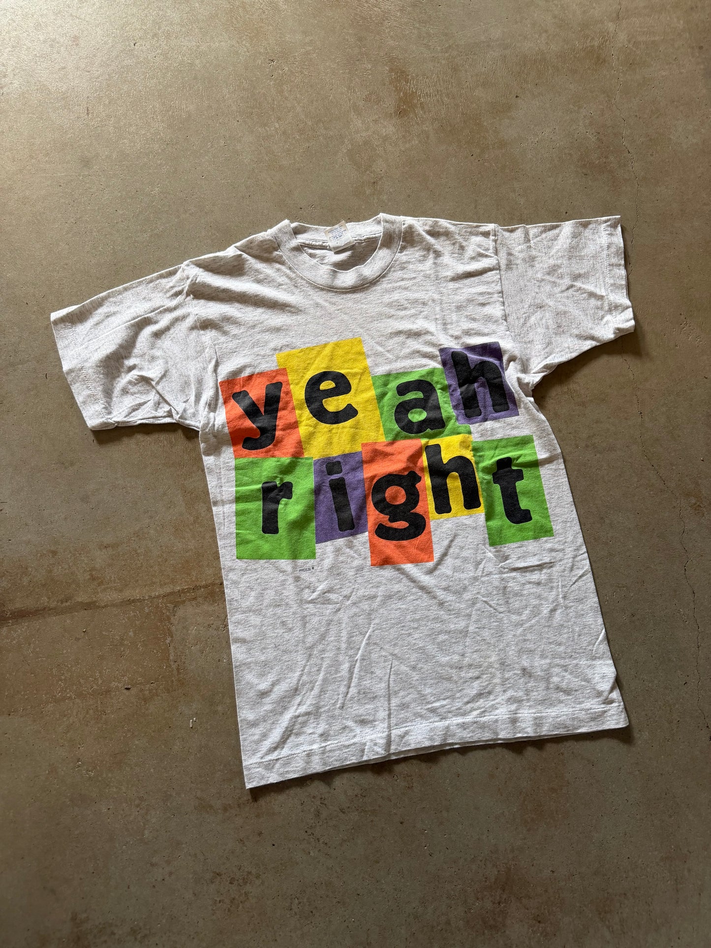 VTG Yeah Right Freeze Tee Sz S