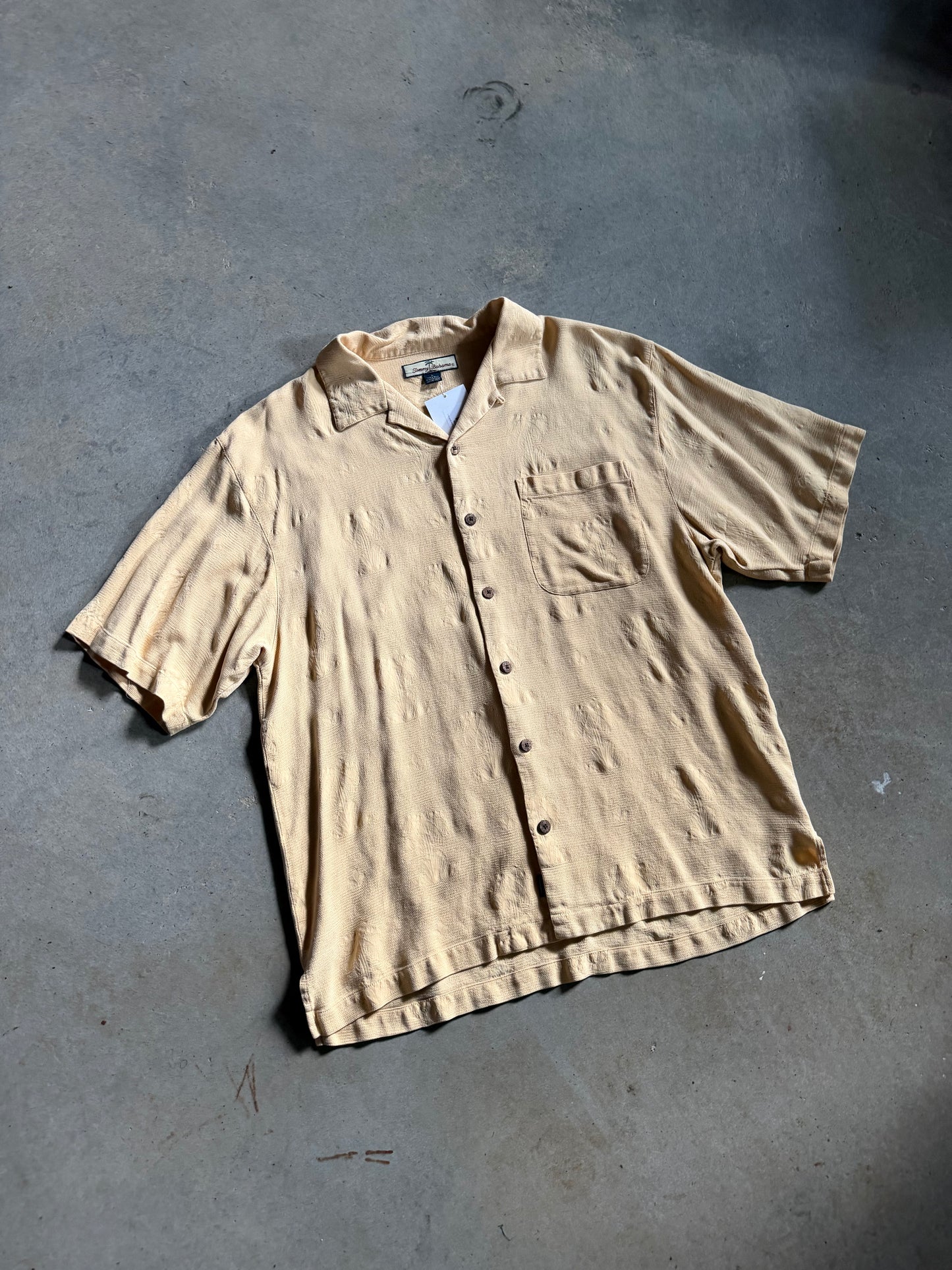 Tommy Bahama Silk Lei Button Shirt Sz L