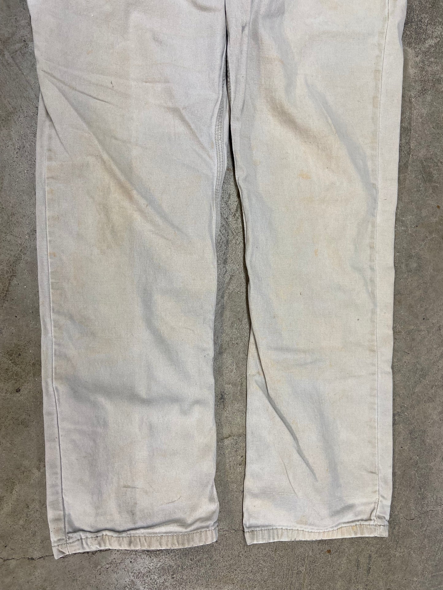 Y2K Carhartt Tan Stained Relaxed Chino Pants Sz 32x29