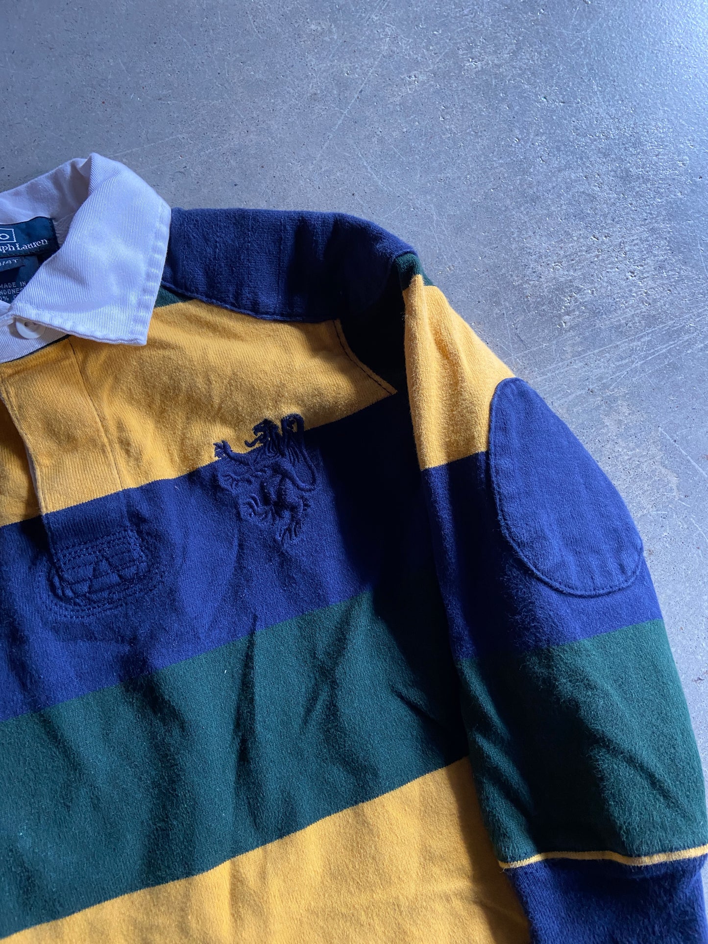 VTG Toddler Polo Ralph Lauren Rugby Shirt Sz 4T