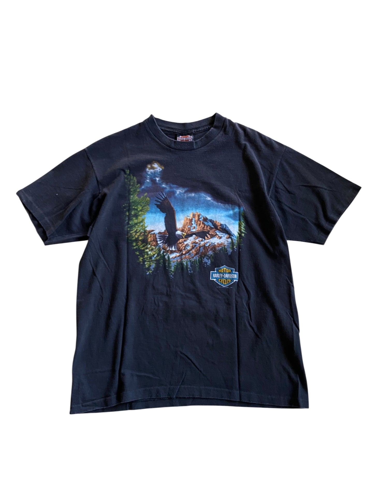 VTG 1989 Harley Davidson Miami Florida Eagle Tee Sz XL