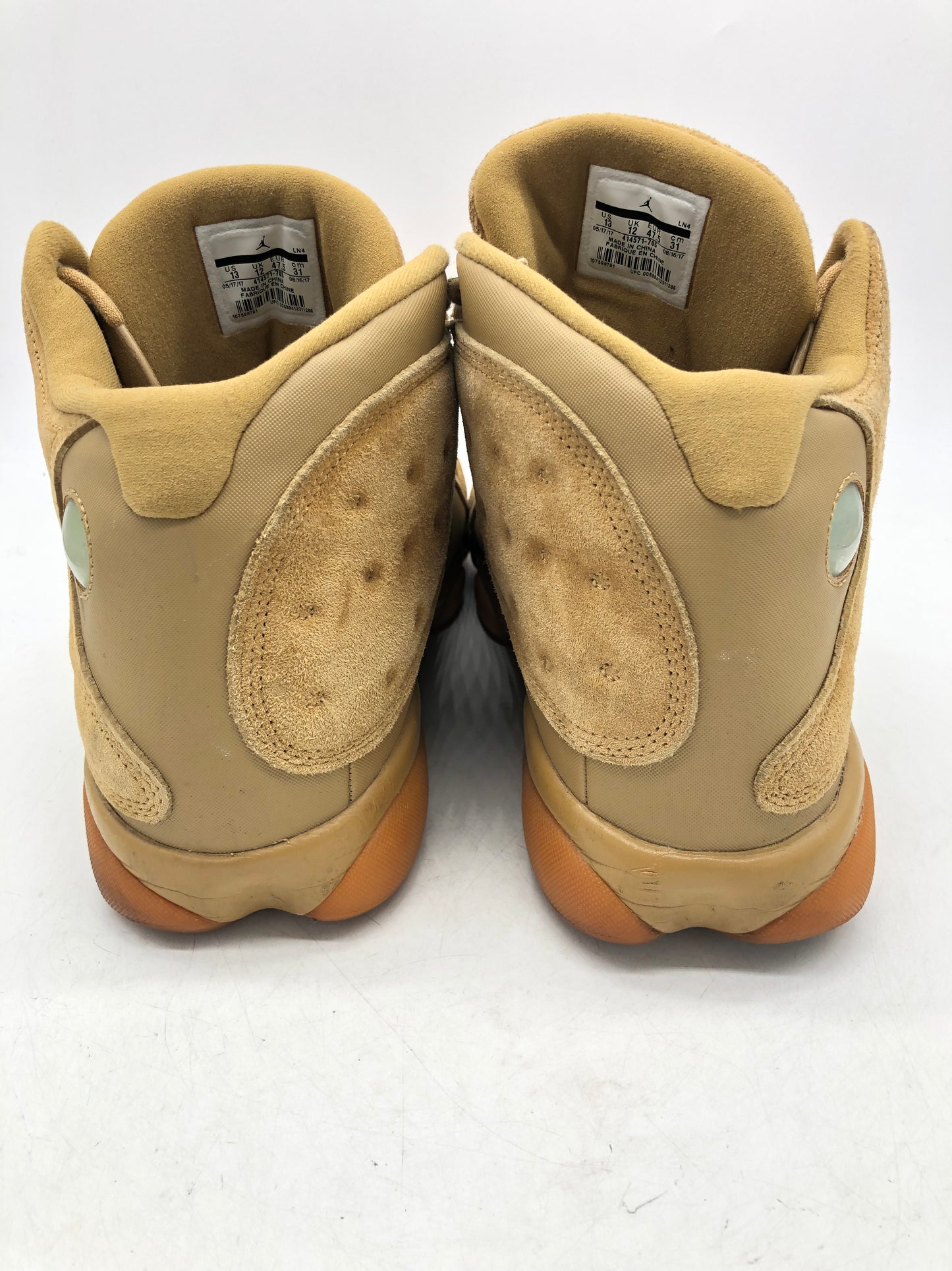 Preowned Jordan 13 Retro Wheat Sz 13M/14.5W 414571-705