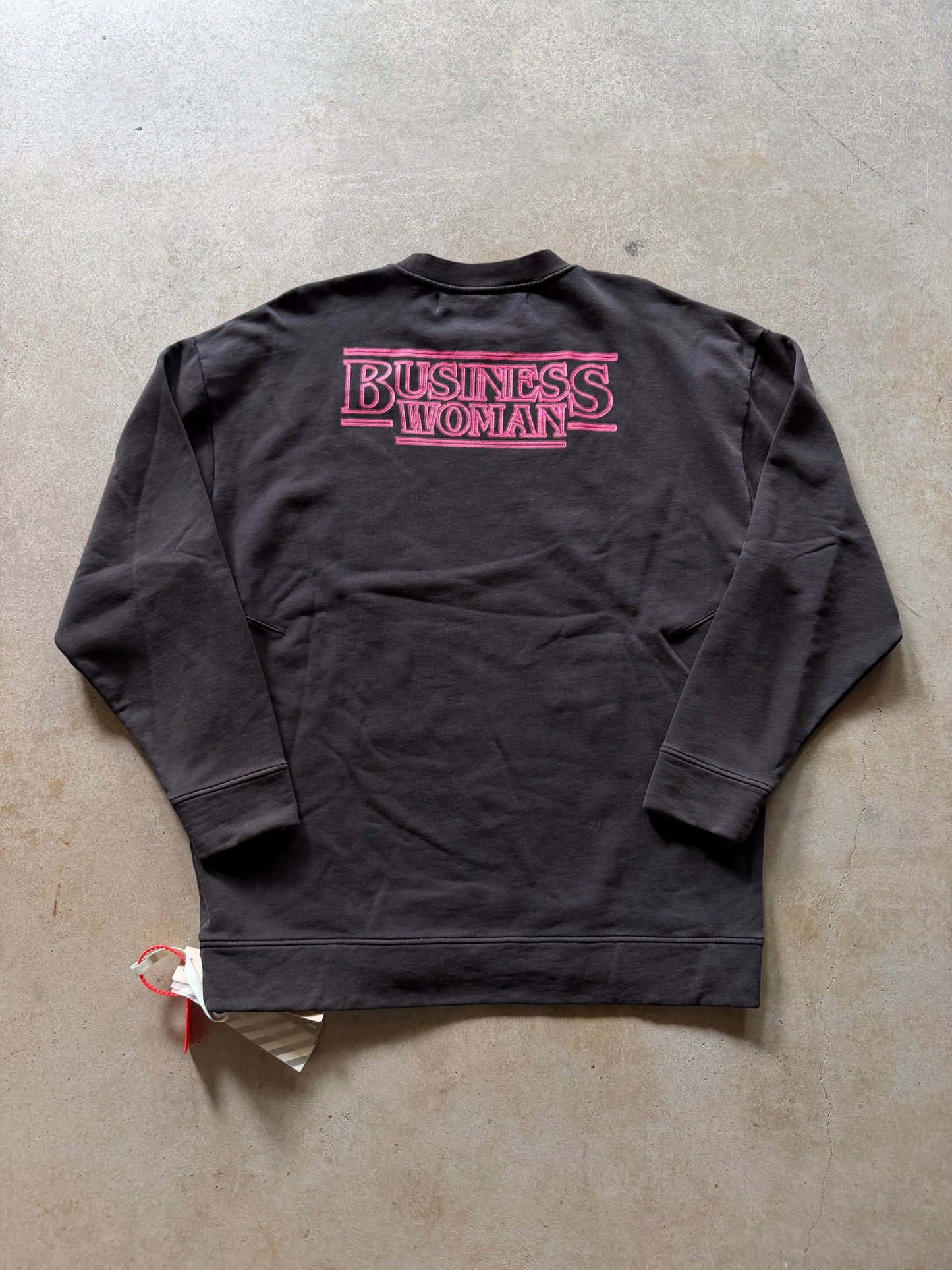 Off White Business Women Sweatshirt Sz L/XL