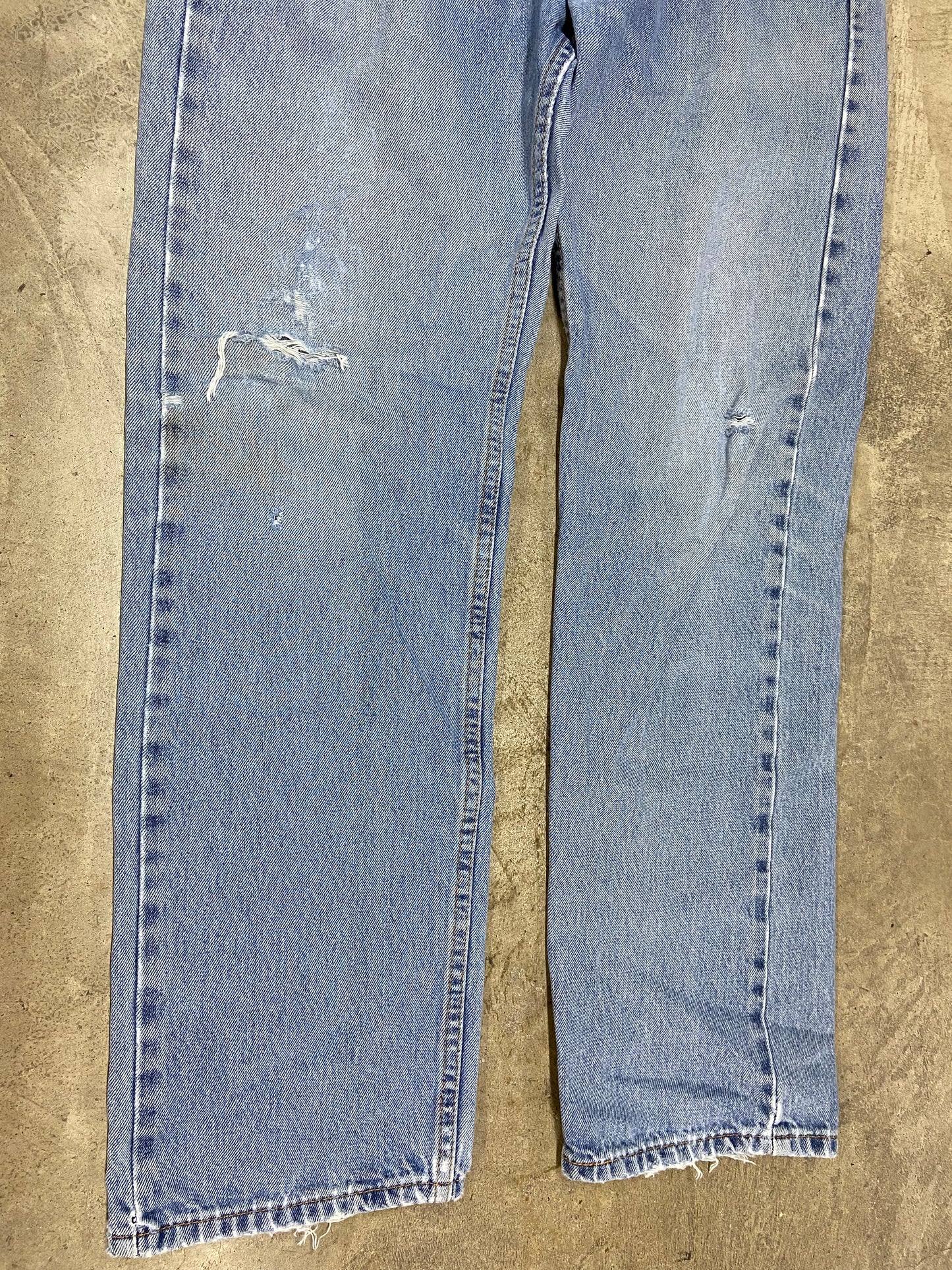 VTG Levi's 505 Straight Blue Denim Jeans Sz 36x30