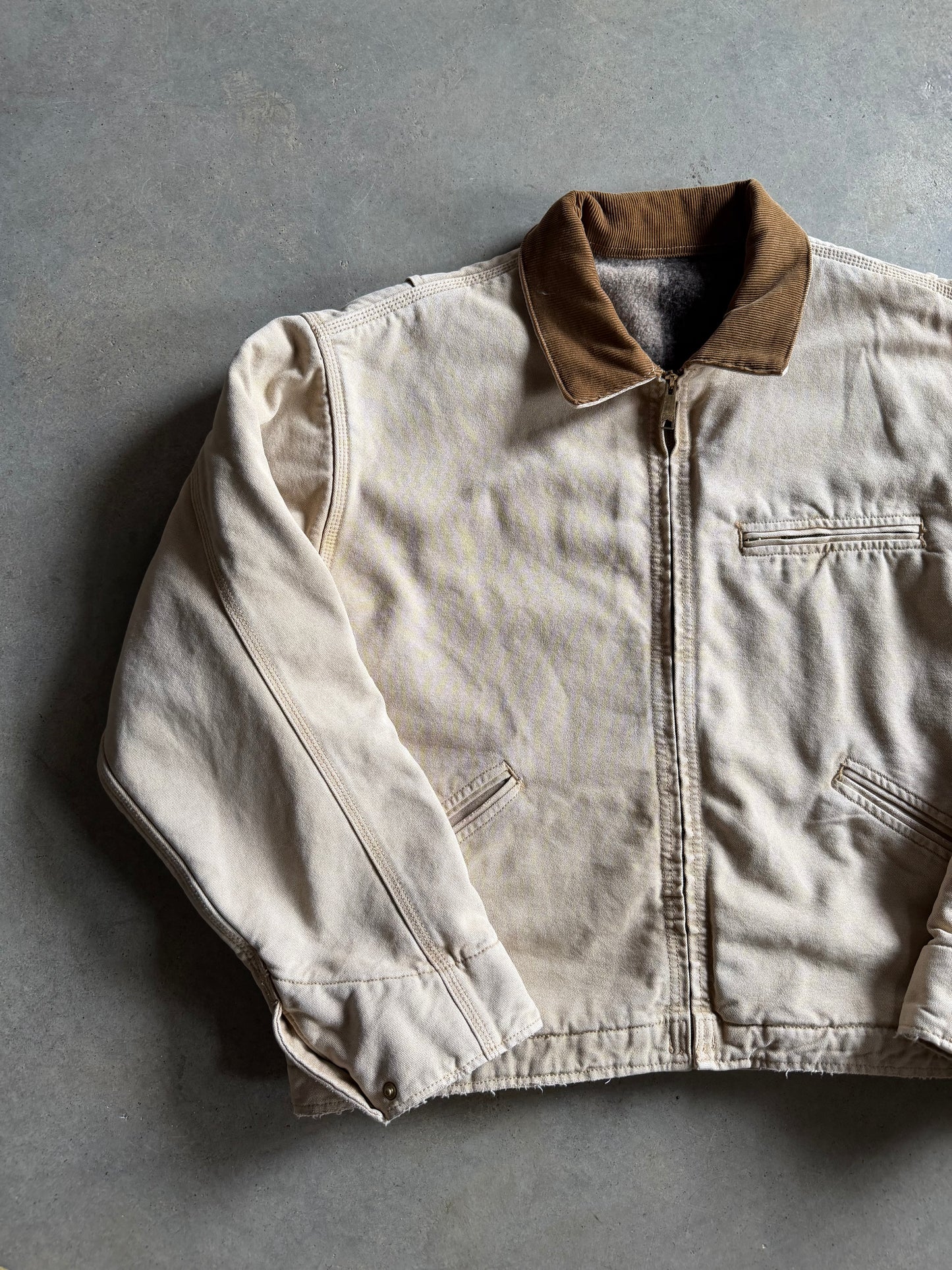 Elwood Petrol Workwear Cropped Jacket Khaki Tan Adult Sz XL