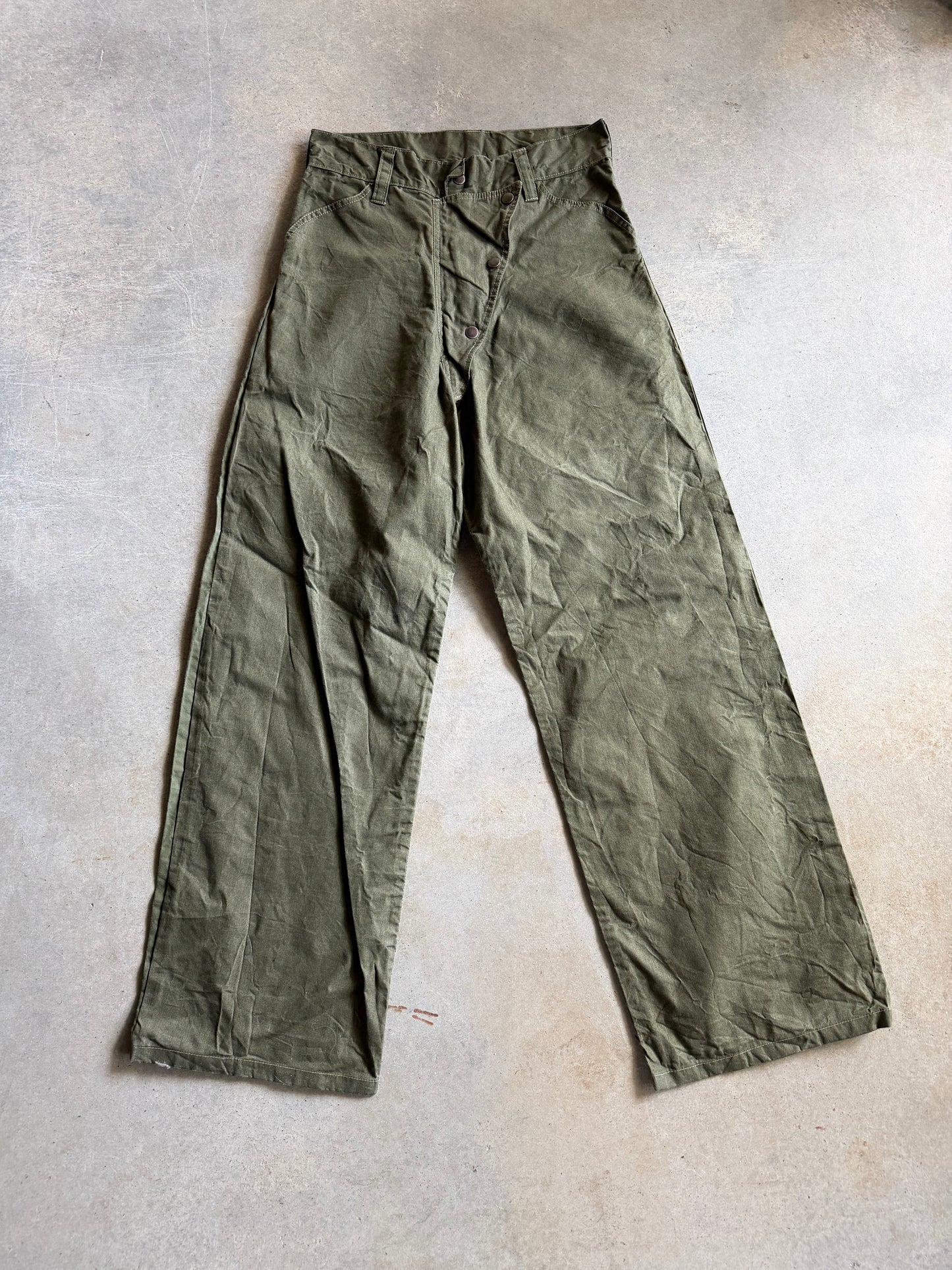 Reworked david turner Firemen Pants Military Pants Sz 30x31