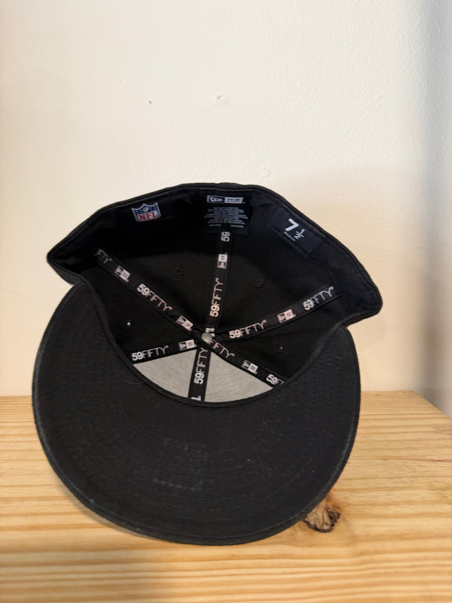 Los Angeles Retro Script Fitted Hat Sz 7 1/2