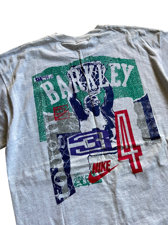 VTG Nike Grey Tag Charles Barkley Heather Grey Tee Sz XL