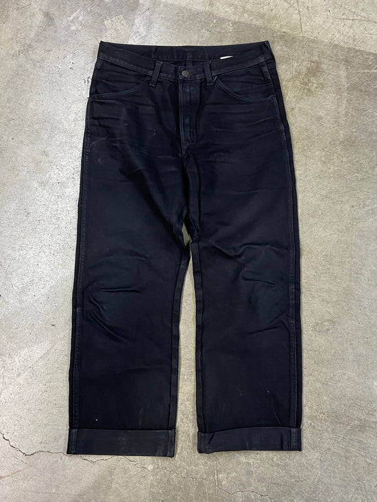 VTG Black Rustler Denim Sz 32x30