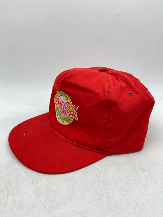 VTG Coca-Cola Summer Red Rope Hat