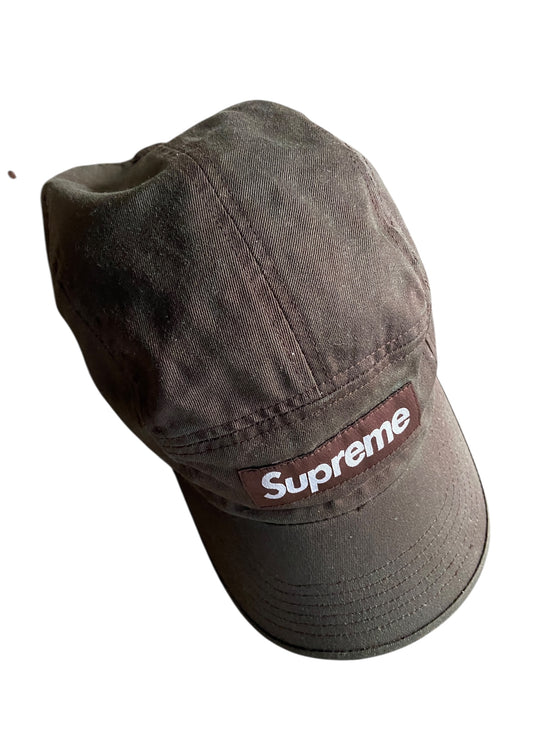 Supreme Faded Brown 5 Panel Hat