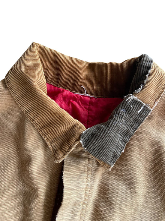 VTG Reworked Carhartt Tan Cropped Jacket Sz M/L