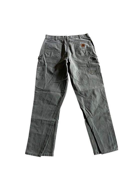 VTG Slate Faded Carhartt Jeans Sz 36x34