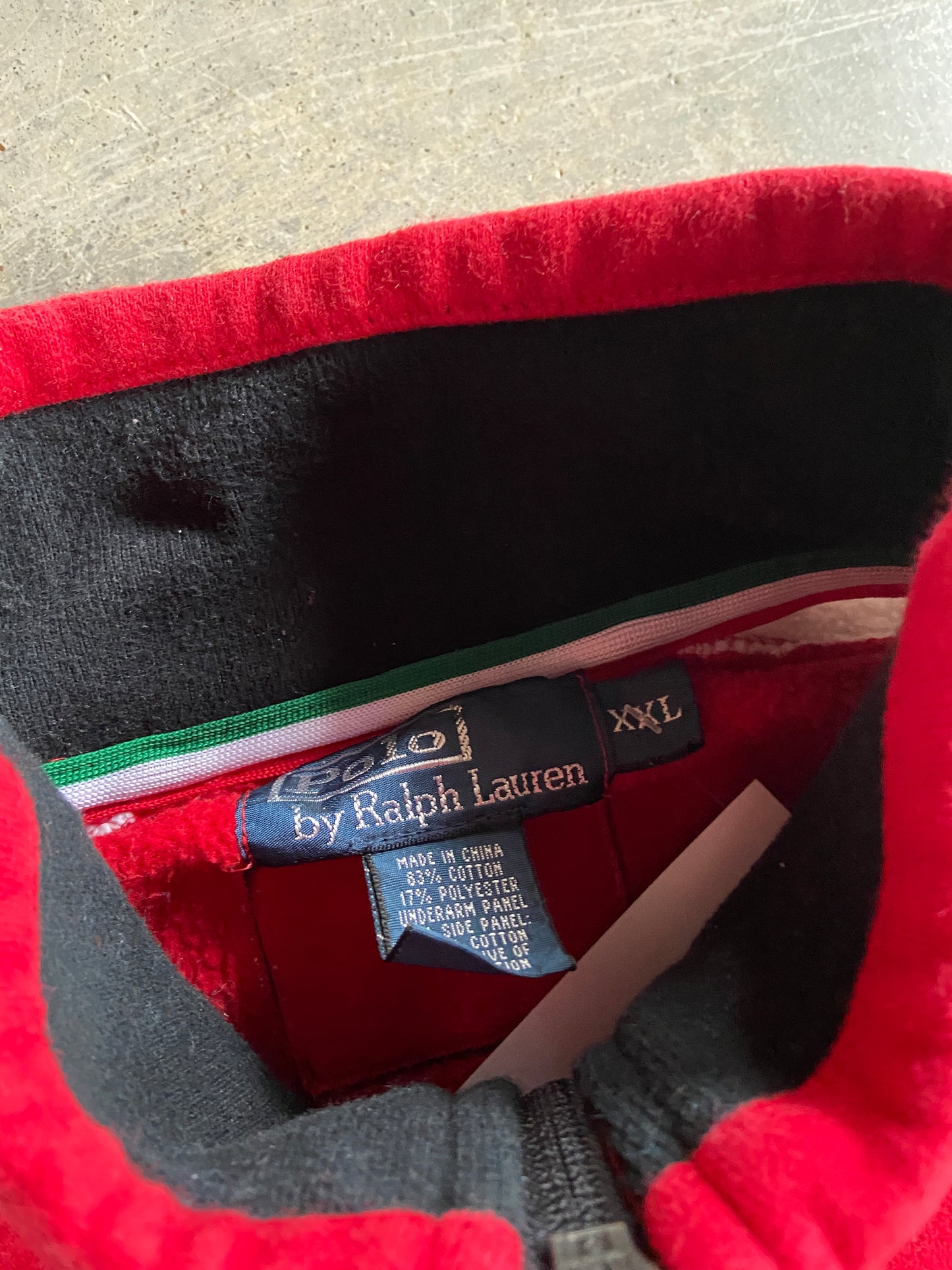 VTG Polo Ralph Lauren Italia RL Racing Team Jacket Sz 2XL