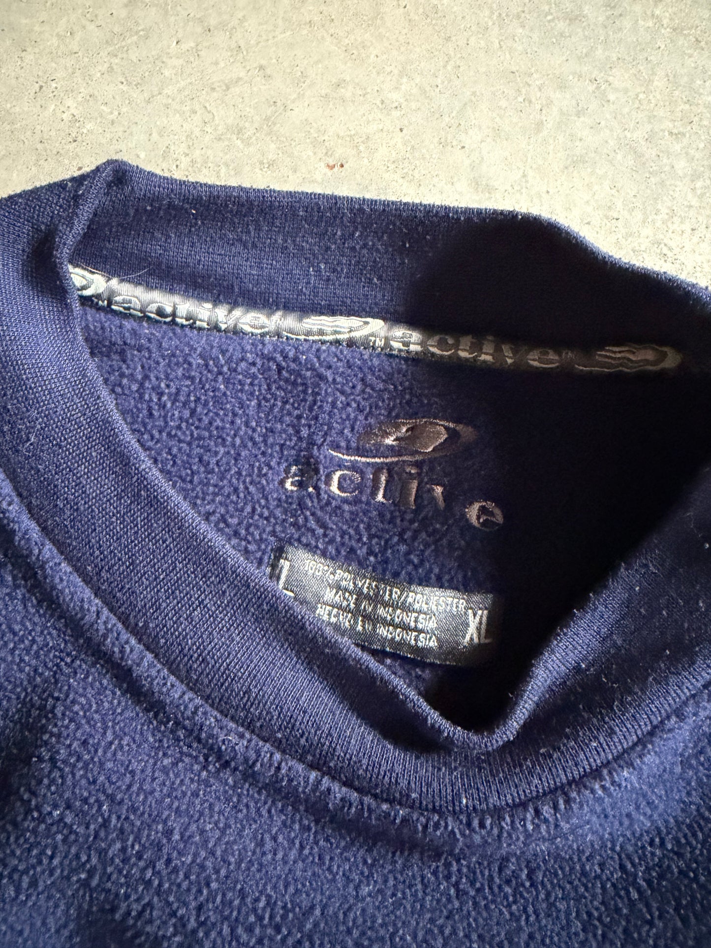 VTG Tennessee Titans Fleece Pullover Jacket Sz XL/2XL