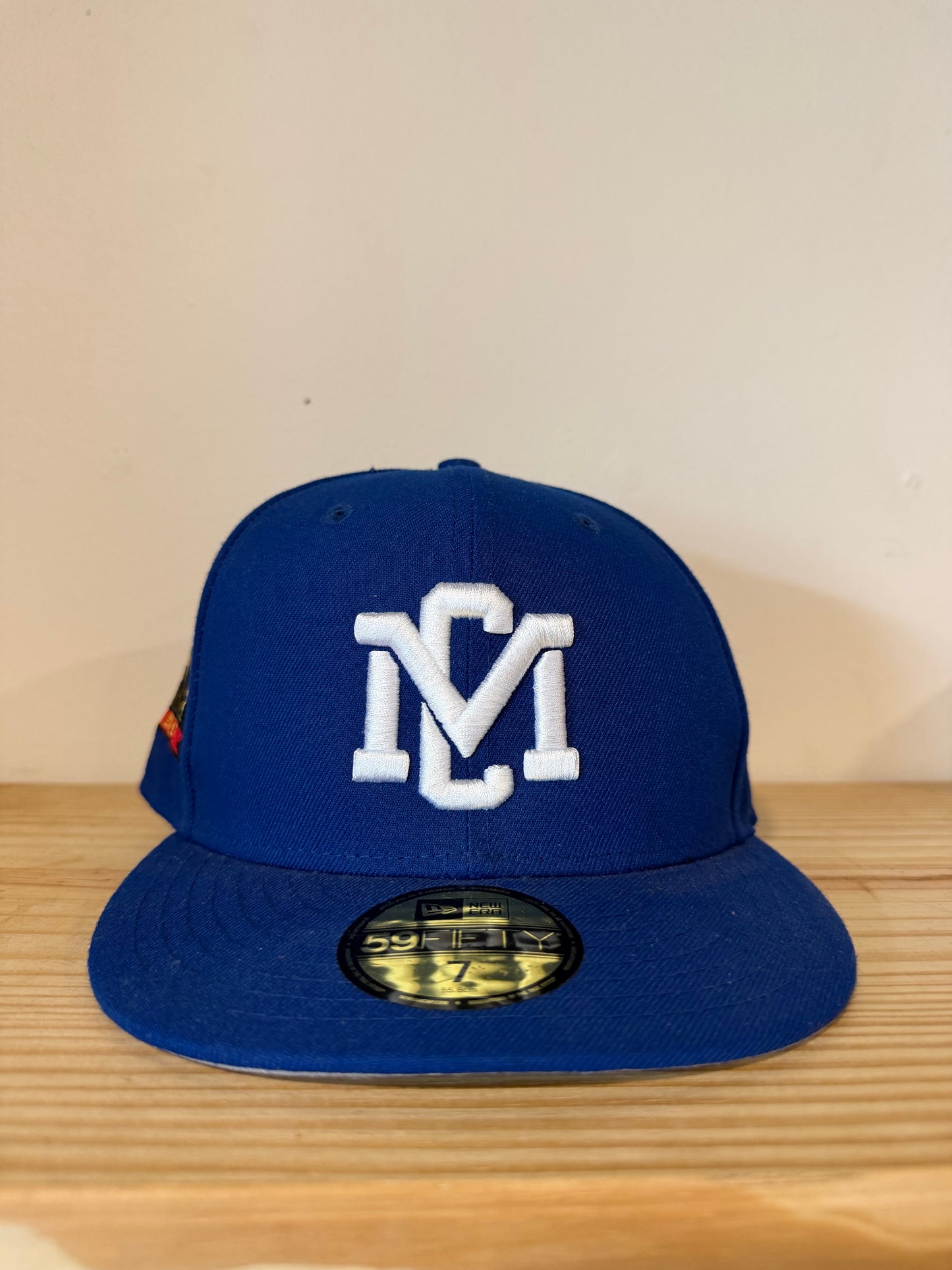 Music City Vintage Blue Fitted Hat Sz 7