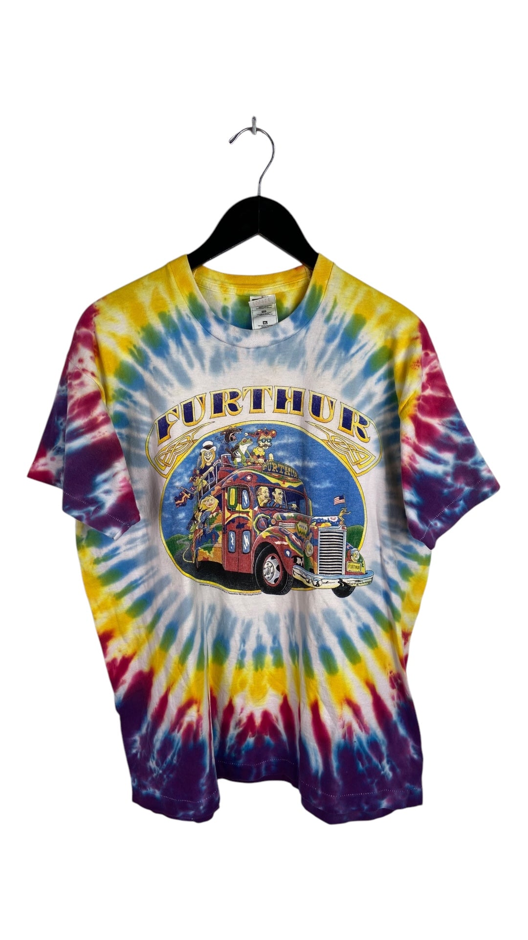 VTG Furthur Festival '96 Tye Dye Tee Sz XL