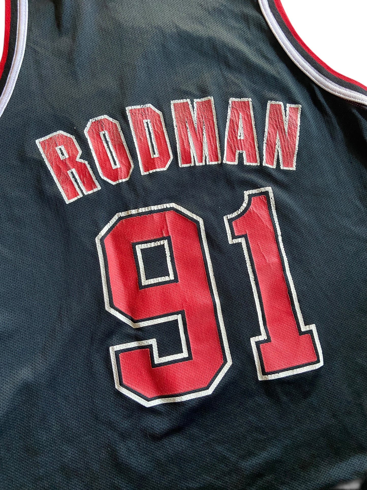 VTG Champion Chicago Bulls Dennis Rodman Jersey Sz M