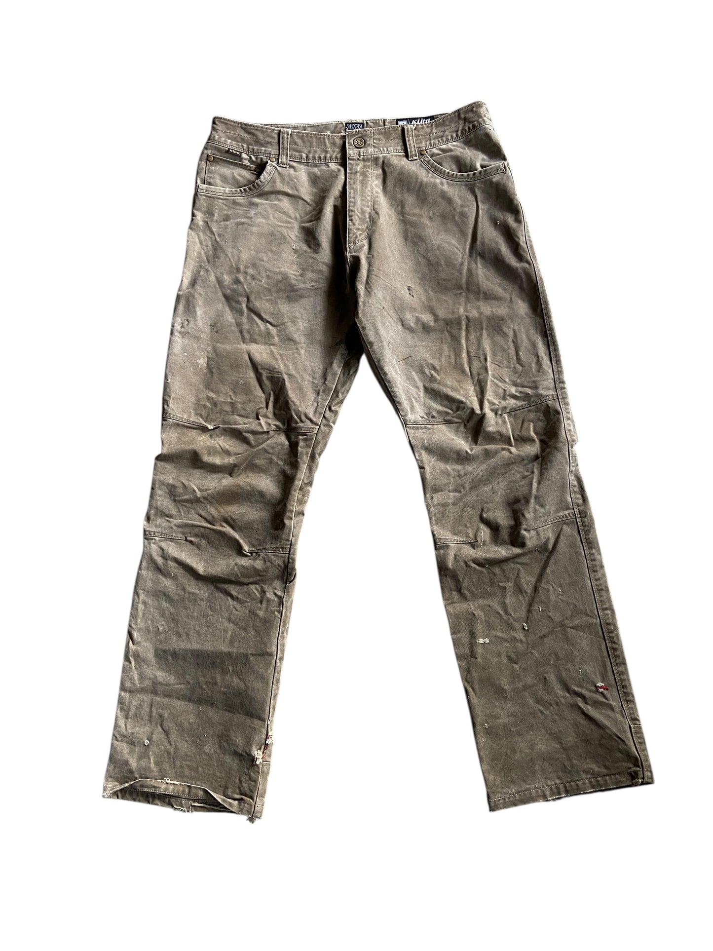 Kuhl Brown Vintage Patina Dye Pants Sz 37x32