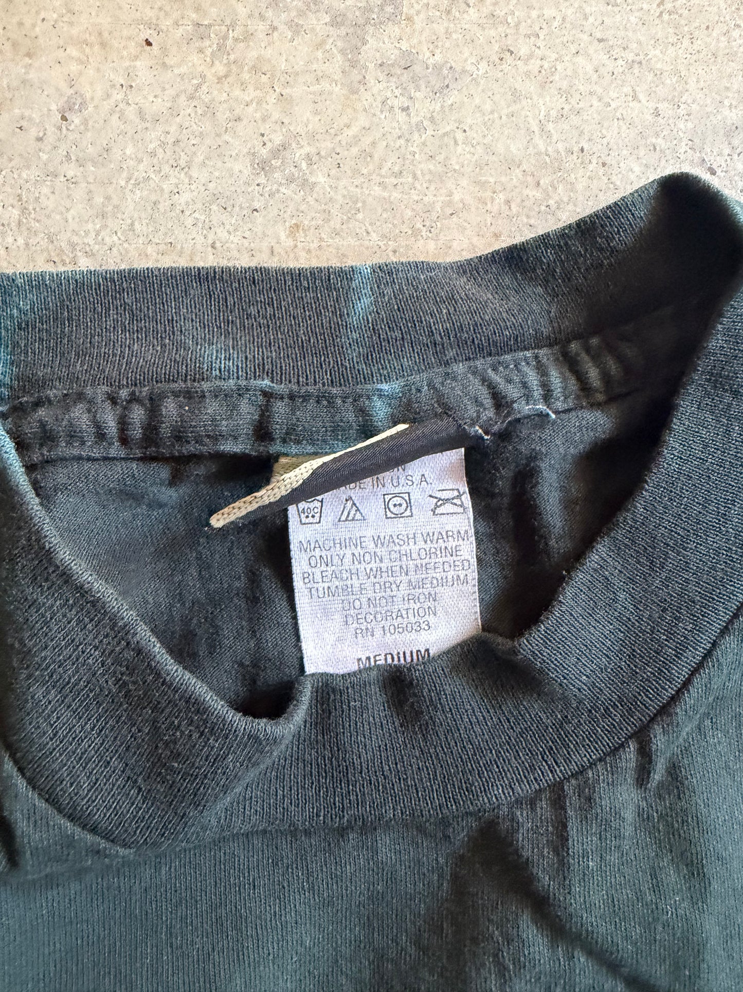 Y2K Pink Floyd Liquid Blue Tee Sz M