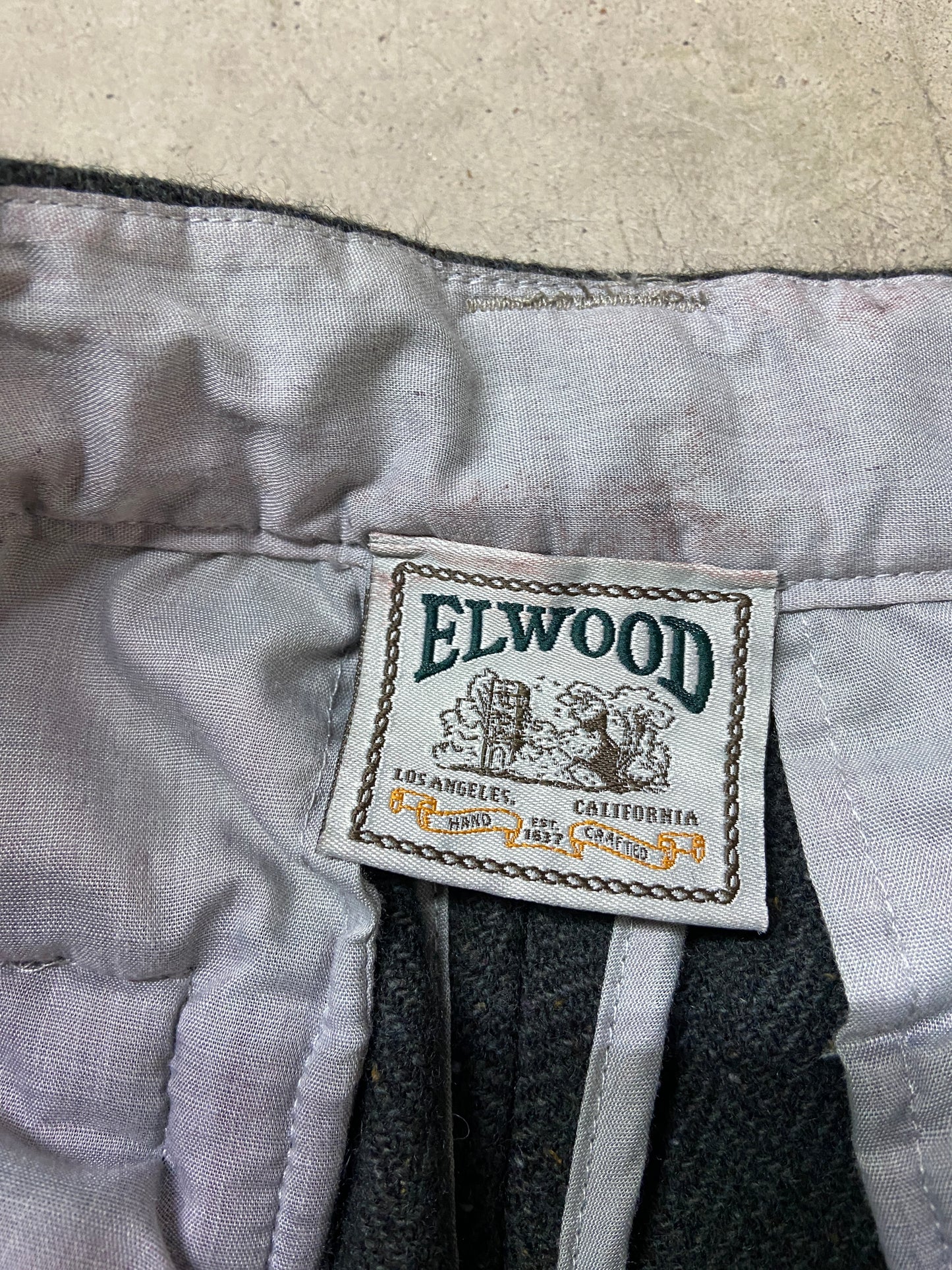 Elwood Tweed Trousers Sz 32x30