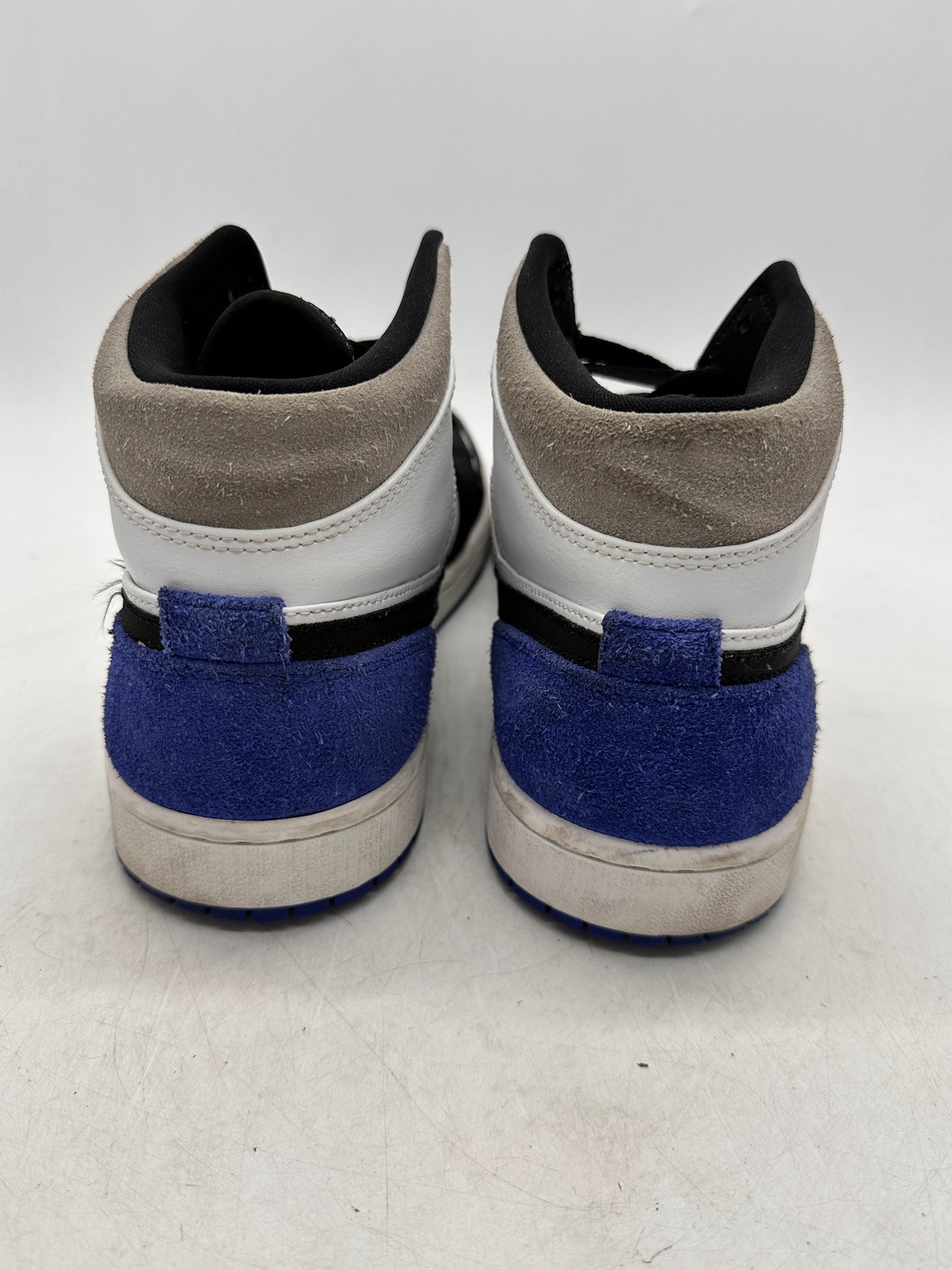 Preowned Jordan 1 Mid SE Royal Black Toe Sz 11M/12.5W 852542-102