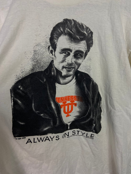 VTG Tennessee Vols James Dean Always in Style Tee Sz L