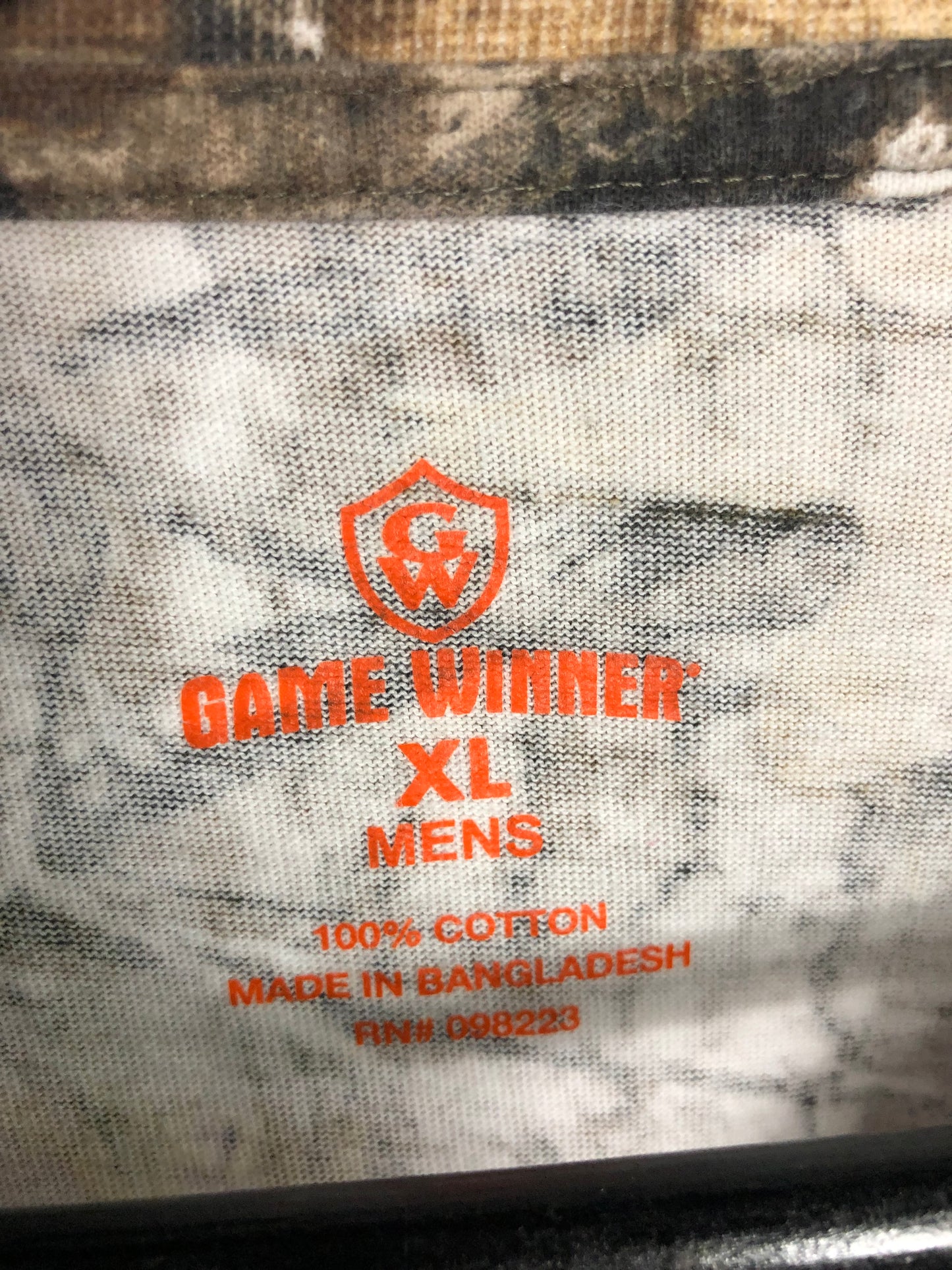 VTG Camo LS Tee Sz