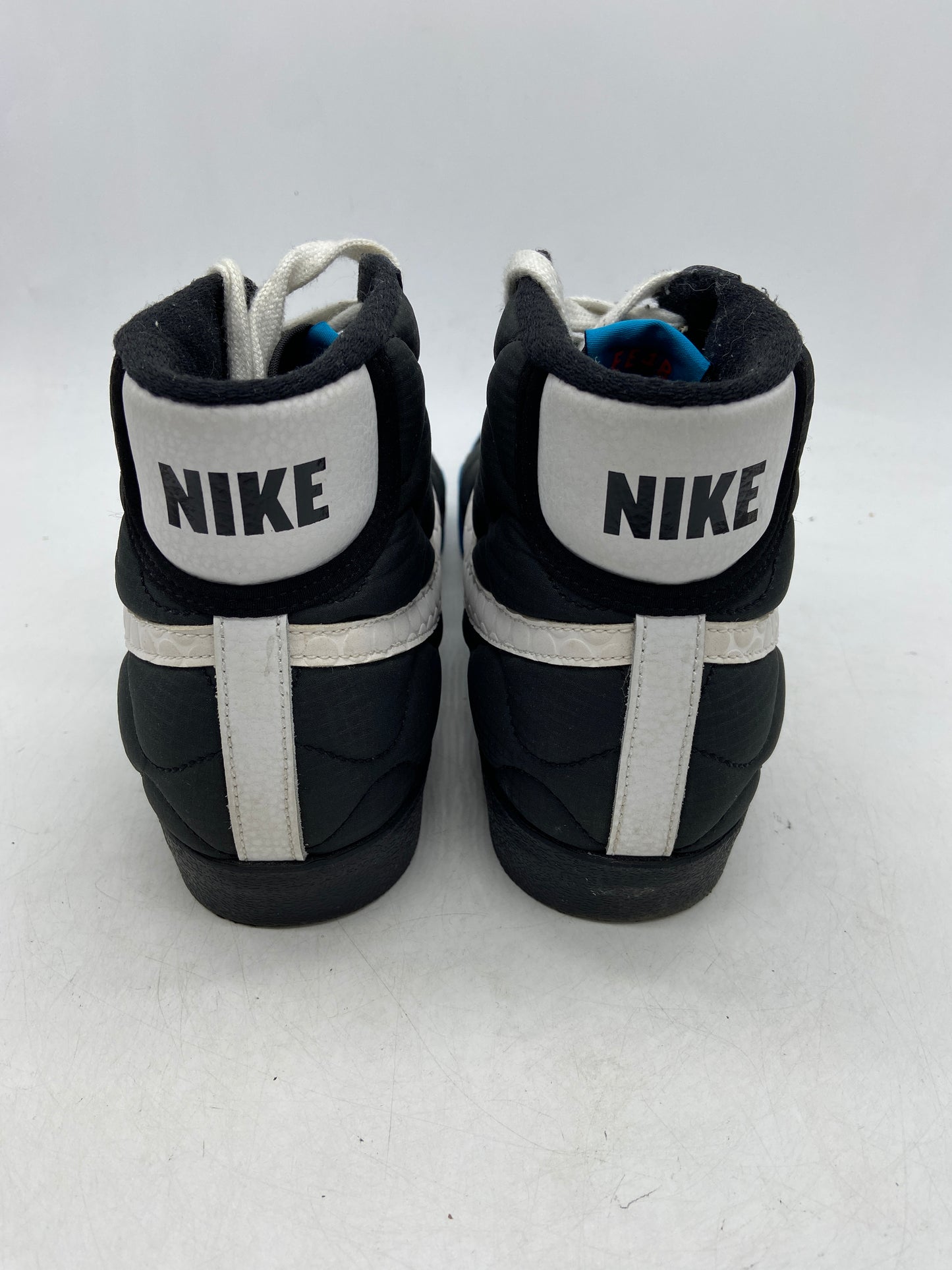 Preowned Nike BY You Black Parachute Blazers Sz 9M/10.5W